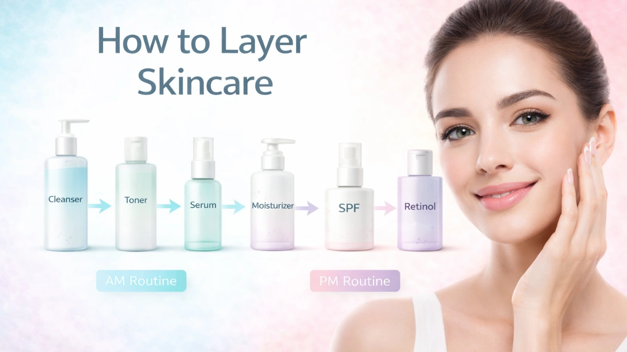 How to Layer Skincare: Correct Order for AM & PM Routine (Step-by-Step)